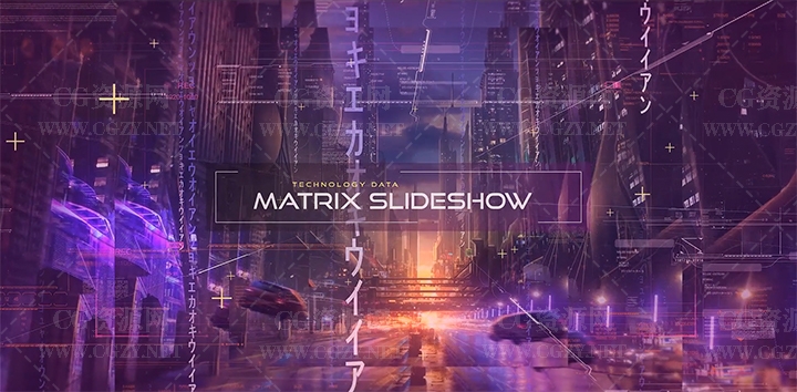 AE模板|未来科技全息图矩阵代码下降幻灯片模板-Matrix Technology Data Slideshow AE模板|未来科技全息图矩阵代码下降幻灯片模板-Matrix Technology Data Slideshow