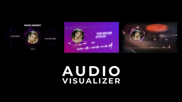 AE模板|抖音快手短视频可视化音频音乐播放器 Audio Visualizer AE模板|抖音快手短视频可视化音频音乐播放器 Audio Visualizer