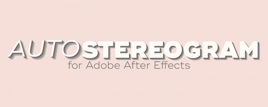 AE插件|Autostereogram v1.0.2汉化版 立体图纹理色噪生成+使用教程 Win/Mac AE插件|Autostereogram v1.0.2汉化版 立体图纹理色噪生成+使用教程 Win/Mac