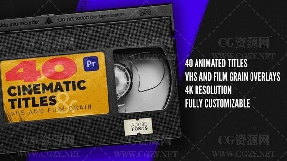 PR模板|40个电影开场文字介绍动画预设-Cinematic Titles PR模板|40个电影开场文字介绍动画预设-Cinematic Titles
