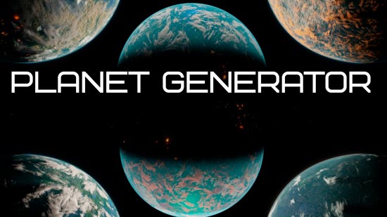 Blender插件|Planet Generator 1.0 宇宙星球行星模型生成工具 Blender插件|Planet Generator 1.0 宇宙星球行星模型生成工具