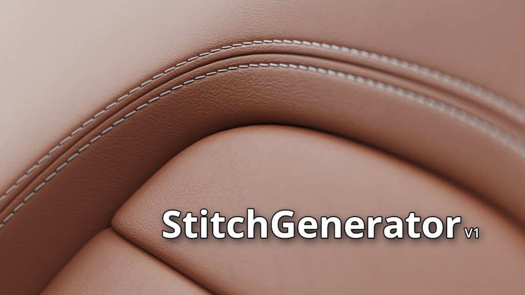 3DS MAX插件|绘制缝合缝线效果插件 StitchGenerator 1.0 for 3ds Max 3DS MAX插件|绘制缝合缝线效果插件 StitchGenerator 1.0 for 3ds Max