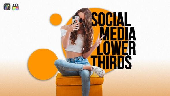 FCPX插件|30种社交媒体信息展示字幕条动画 New Social Media Lower Thirds FCPX插件|30种社交媒体信息展示字幕条动画 New Social Media Lower Thirds