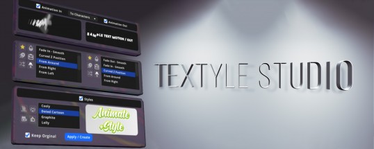 AE脚本|Textyle Studio v1.2 Win/Mac 文字标题动画生成工具+使用教程 AE脚本|Textyle Studio v1.2 Win/Mac 文字标题动画生成工具+使用教程