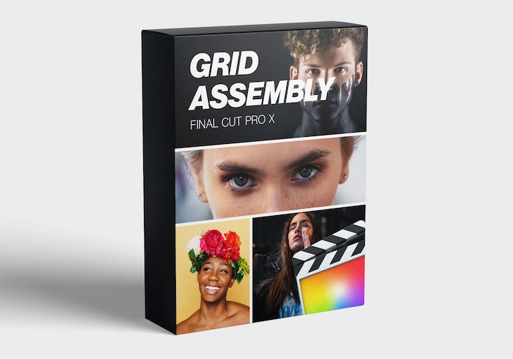 FCPX插件|全新动态分屏网格动画效果制作工具 Grid Assembly FCPX插件|全新动态分屏网格动画效果制作工具 Grid Assembly