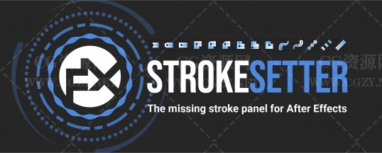 AE脚本|FX StrokeSetter v1.0 形状图层描边属性控制工具 AE脚本|FX StrokeSetter v1.0 形状图层描边属性控制工具