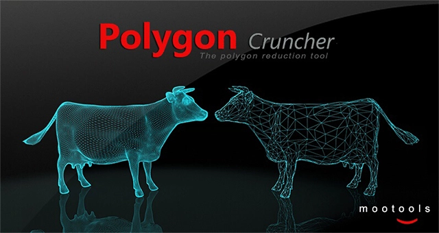 3DS MAX/Maya/Lightwave插件|3D模型减面优化工具 Mootools Polygon Cruncher 14.50 Win破解版 3DS MAX/Maya/Lightwave插件|3D模型减面优化工具 Mootools Polygon Cruncher 14.50 Win破解版