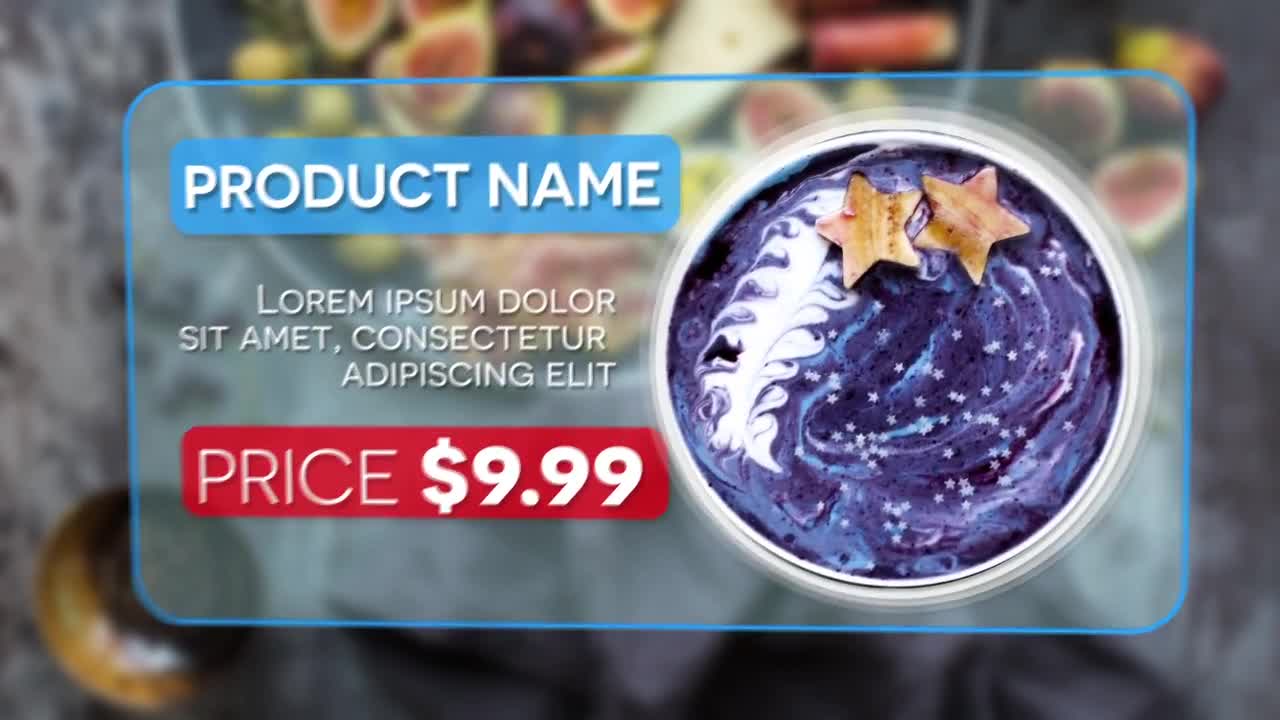 AE模板|时尚美食产品促销图文展示动画 Fast Product Promo AE模板|时尚美食产品促销图文展示动画 Fast Product Promo