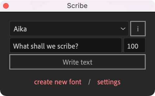 AE脚本|书写字母手写文字动画工具 Scribe 2.0 AE脚本|书写字母手写文字动画工具 Scribe 2.0