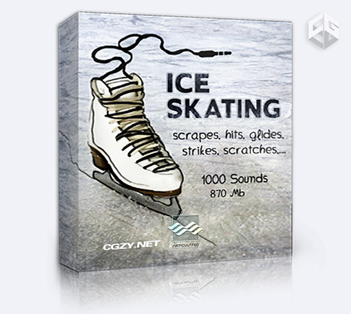 音效|1000个溜冰刀片、拨片、滑行、摔倒、刮擦、击打音效素材 Articulated Sounds – Ice Skating 音效|1000个溜冰刀片、拨片、滑行、摔倒、刮擦、击打音效素材 Articulated Sounds – Ice Skating