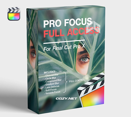 FCPX插件|镜头焦点景深渐变散焦通道模糊效果工具 Pro Focus FCPX插件|镜头焦点景深渐变散焦通道模糊效果工具 Pro Focus