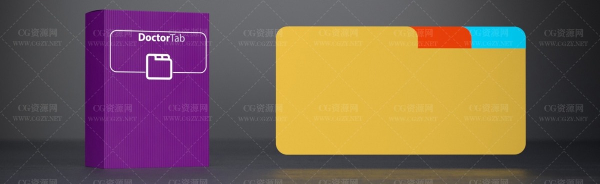 C4D插件|C4DZone Doctor Tab v2.0破解版下载-标签式工程菜单插件 Doctor Tab