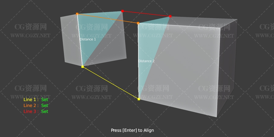 Blender插件|3 Points Align V1.1.0-三点对齐插件 3 Points Align