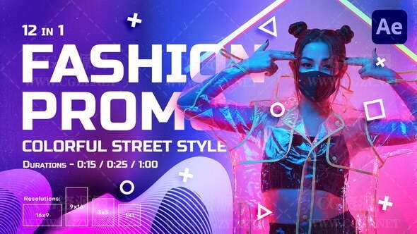 AE模板|多彩街头风格时尚宣传片模板-Colorful Street Style Fashion Promo AE模板|多彩街头风格时尚宣传片模板-Colorful Street Style Fashion Promo