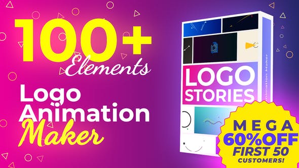 AE模板|100种MG图形元素随意组合生成LOGO标志片头动画 Logo Animation Maker AE模板|100种MG图形元素随意组合生成LOGO标志片头动画 Logo Animation Maker