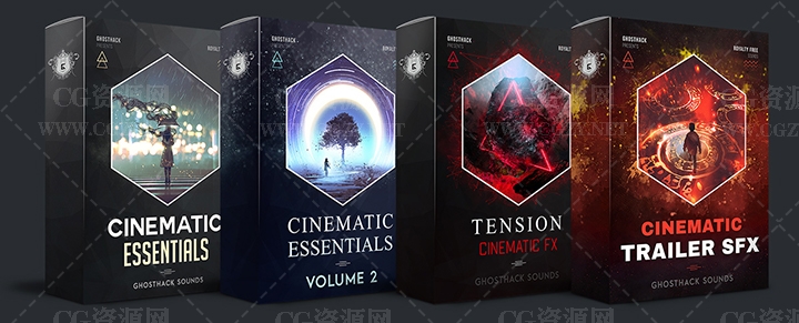 音效素材|四套震撼氛围烘托电影预告片转场音效素材 Ultimate Cinematic Bundle 音效素材|四套震撼氛围烘托电影预告片转场音效素材 Ultimate Cinematic Bundle