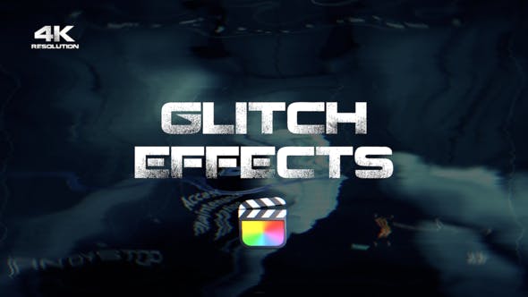 FCPX插件|30种4K毛刺故障干扰效果预设 Glitch Effects FCPX插件|30种4K毛刺故障干扰效果预设 Glitch Effects
