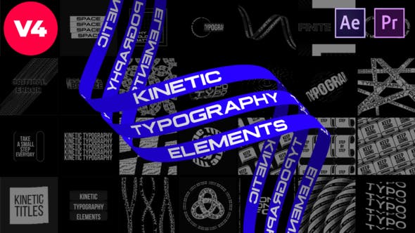 AE/PR模板|创意文字动力学海报排版元素 Kinetic Typography Elements AE/PR模板|创意文字动力学海报排版元素 Kinetic Typography Elements